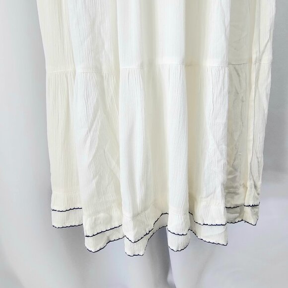 Lulus Women's Ivory Embroidered Flowy Sleeveless Boho Maxi Dress Size XS NWTT - Picture 4 of 14